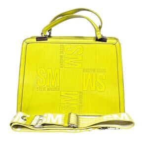 Steve Madden Purse Bag Satchel Bmatteo Top Handle Cress Green Shoulder Strap